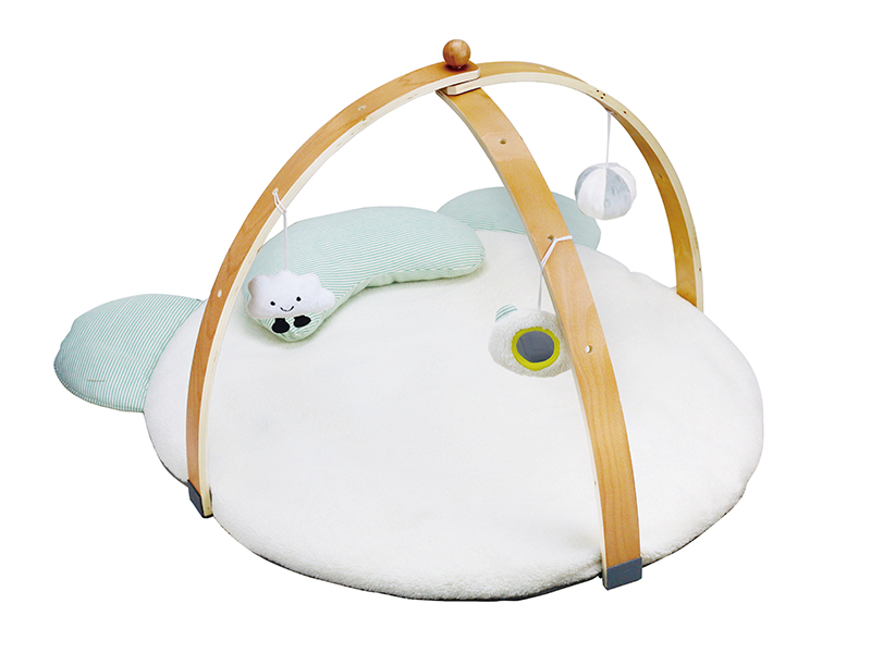 Baby Playing Gym With Pillow(Wooden Support)