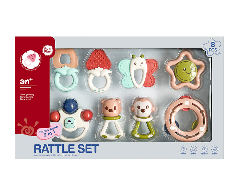Baby Rattles Teether Set
