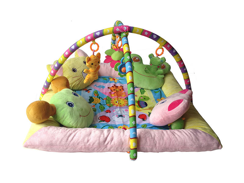 Super Soft Baby Play Mat With Four Pillows