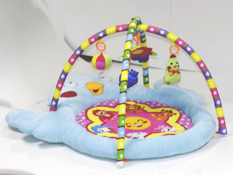 Super Soft Baby Play Mat - Blue Rooster