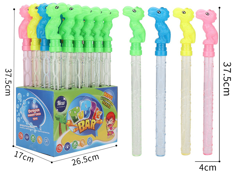 Dinosaur Bubble Sticks 24pcs