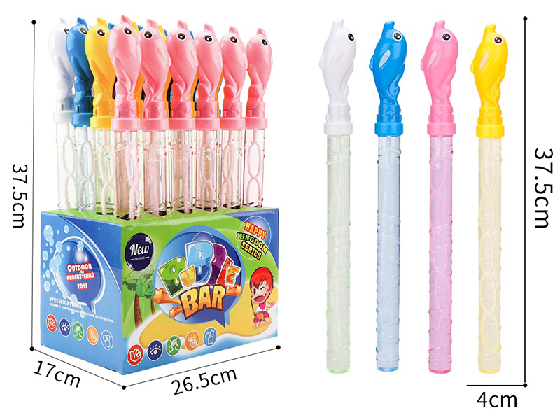 Dolphin Bubble Sticks 24pcs