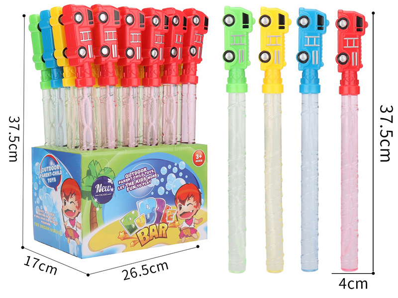 Fire Engine Bubble Sticks 24pcs