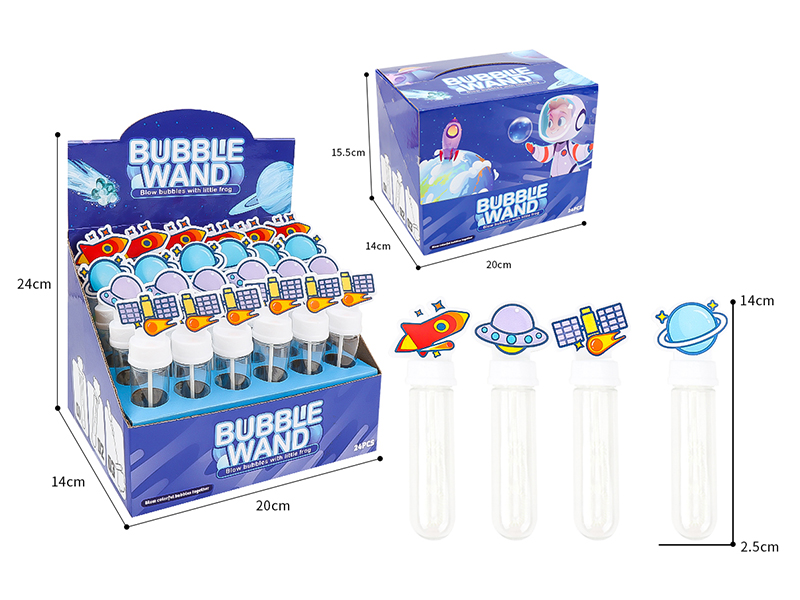 Space Bubble Sticks 24pcs