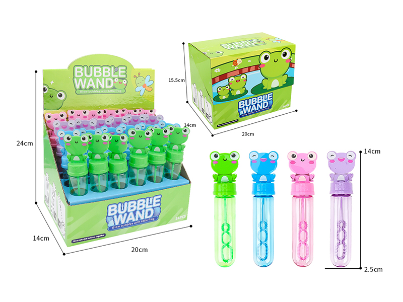 Frog Bubble Sticks 24pcs