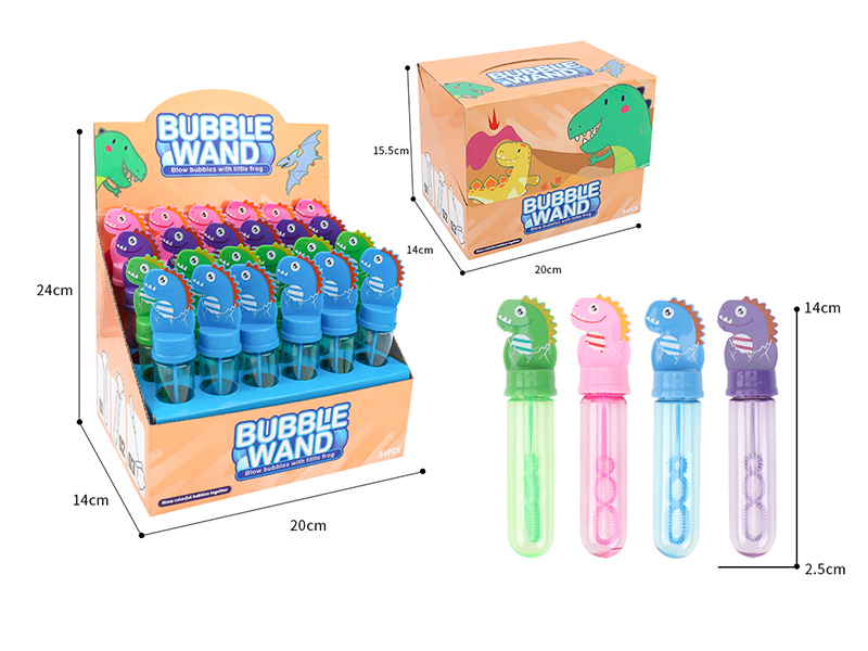 Dinosaur Bubble Sticks 24pcs
