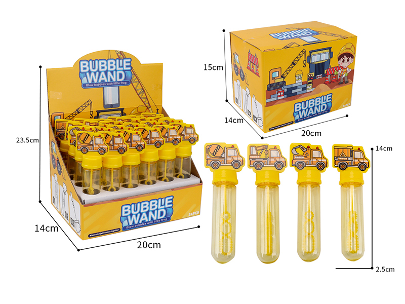 Engineering Truck Bubble Sticks 24pcs