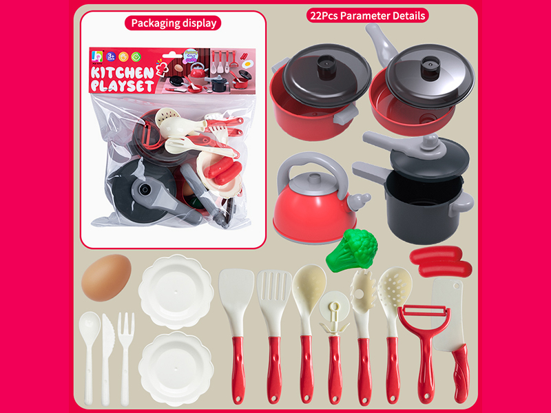 22PCS Cutting Kitchen Toy