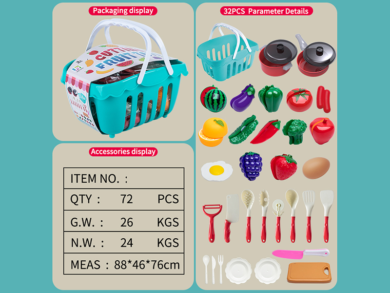 Cutting Kitchen Toy-32PCS