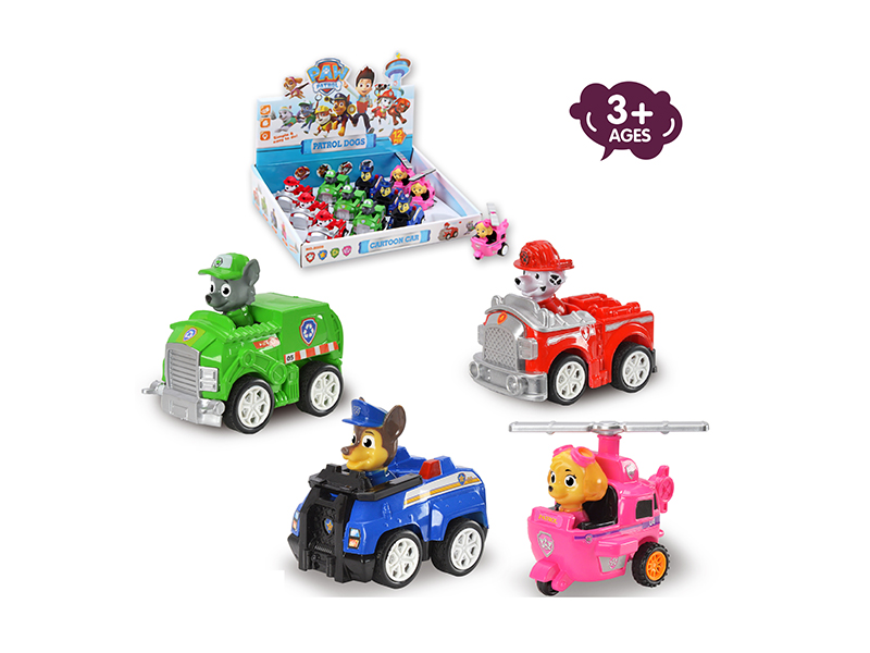 Paw Patrol Pull Back Cars 12pcs