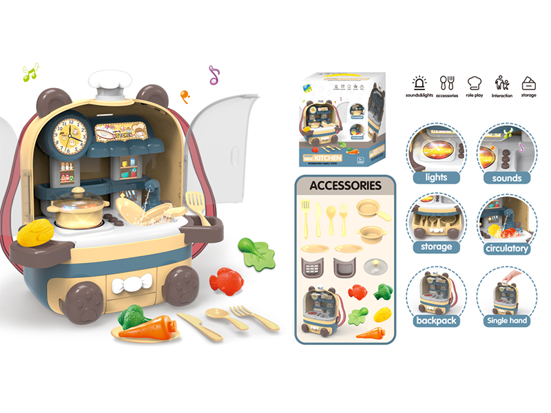 Bear Backpack Kitchen Theme(With Function)