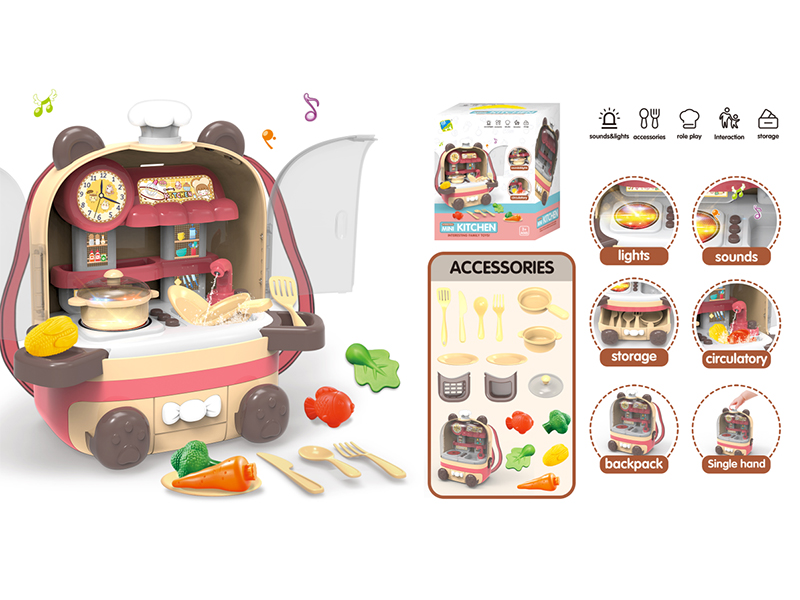Bear Backpack Kitchen Theme(With Function)