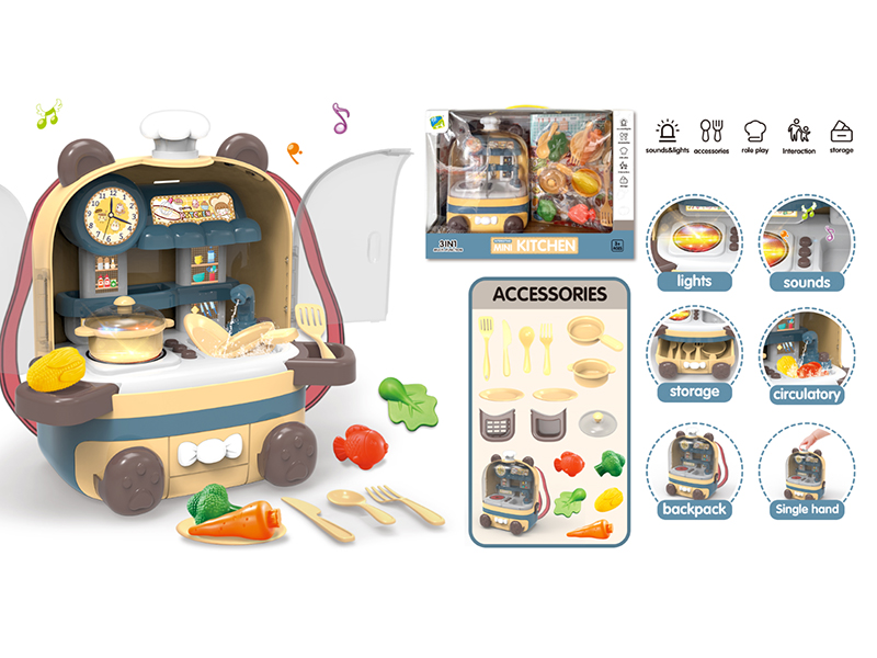 Bear Backpack Kitchen Theme(With Function)
