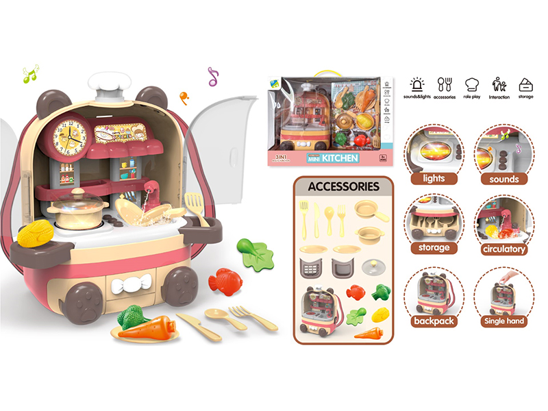 Bear Backpack Kitchen Theme(With Function)