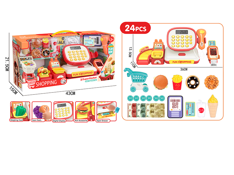 Cash Register Set 24pcs