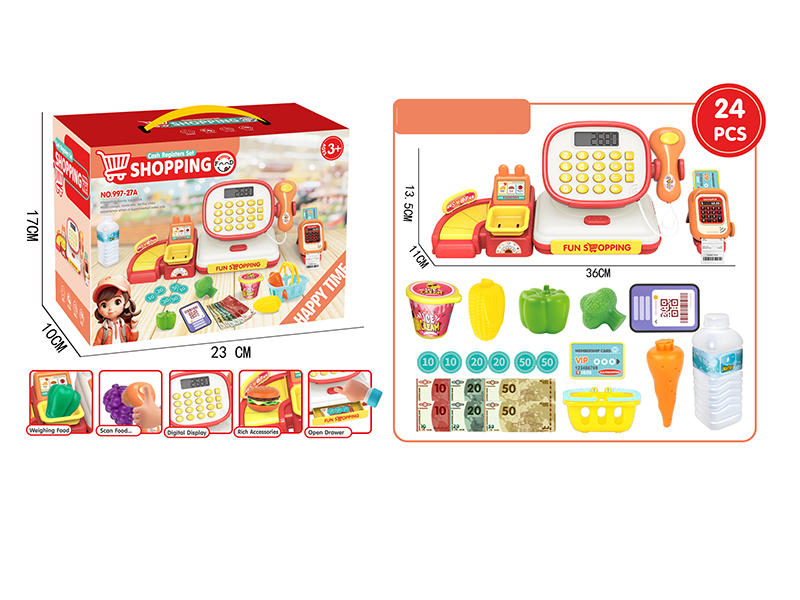 Cash Register Set 24pcs