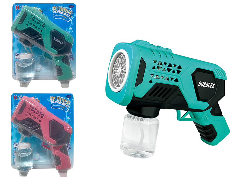 10-Holes Bubble Gun With 80ml Bubble Water(Without Light And Music)