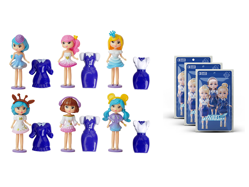 Flight Attendant Doll Blind Bag