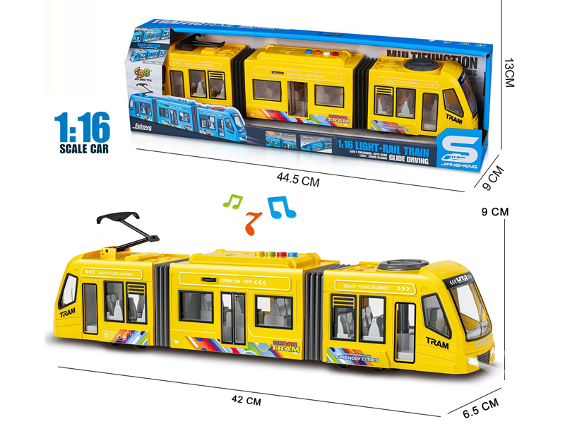 1:16 Slide Urban Light Rail With Lighting And Sound