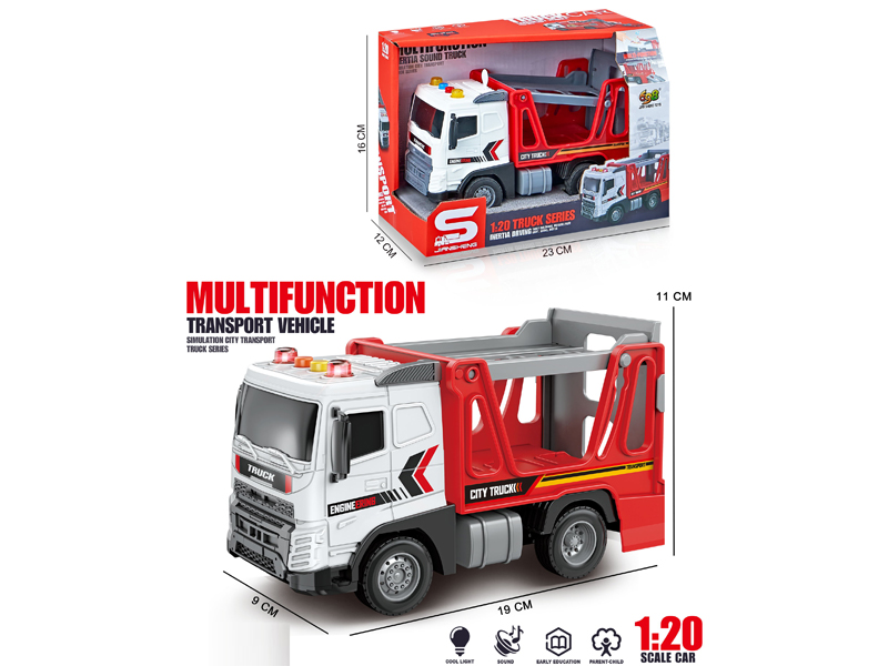 1:20 Friction Rescue Vehicle With Lights And Sound