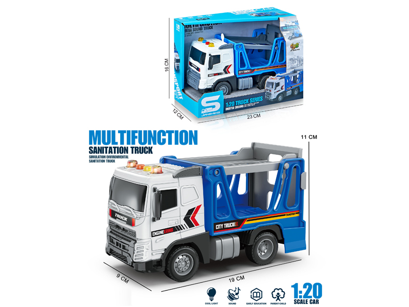 1:20 Friction Rescue Vehicle With Lights And Sound