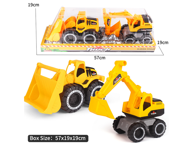 Friction Bulldozer + Friction Excavator