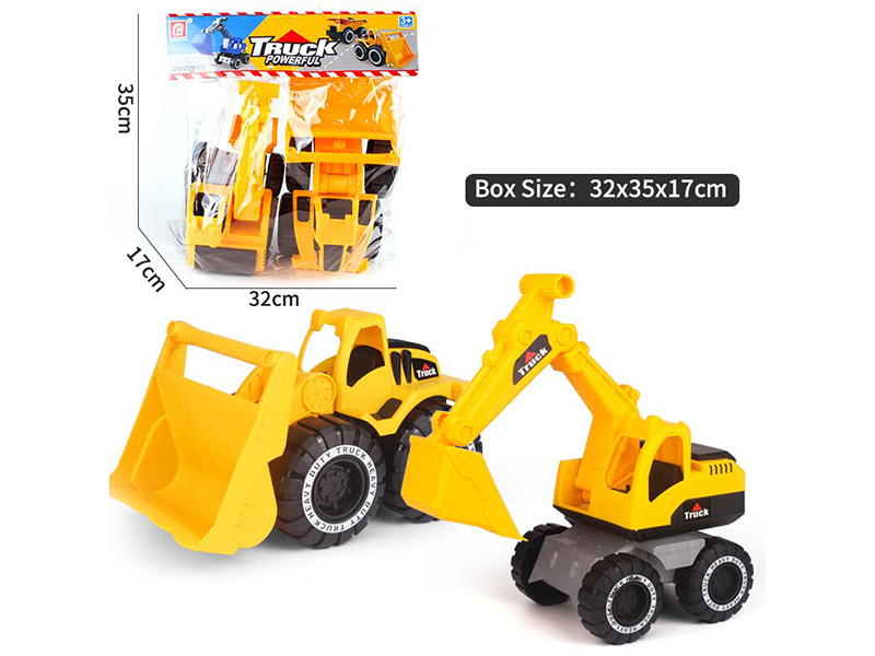 Friction Medium Excavator + Friction Bulldozer