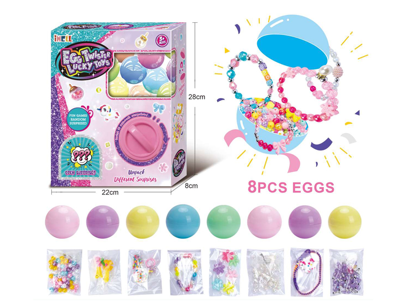 DIY Bead Decoration Twist Egg Box