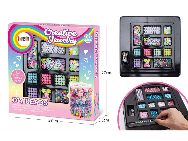 DIY Square Creative Bead Decoration