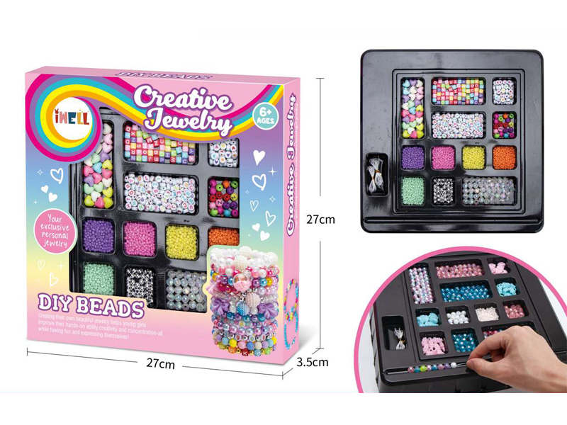 DIY Square Creative Bead Decoration