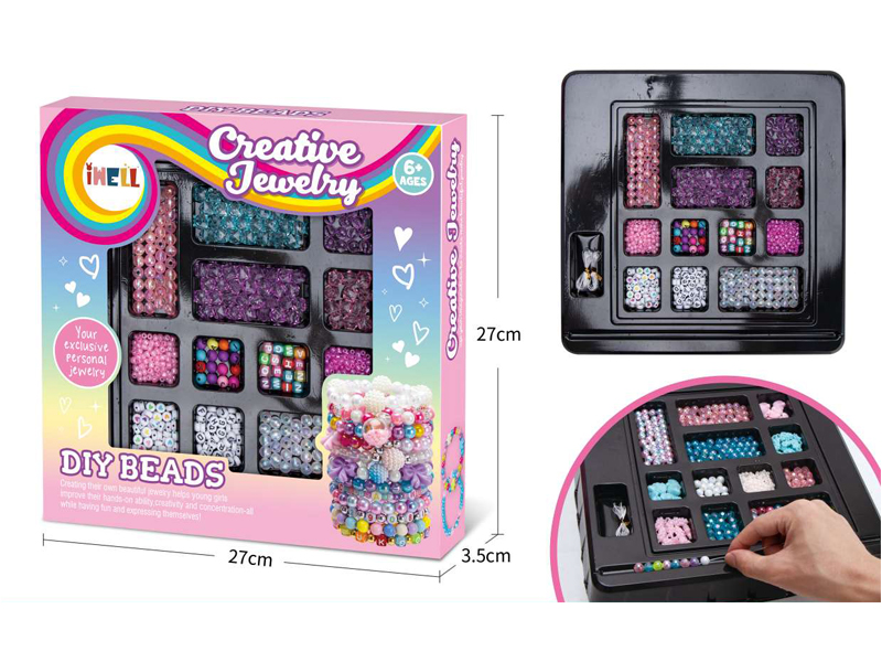 DIY Square Creative Bead Decoration