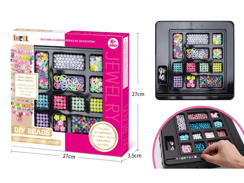 DIY Square Creative Bead Decoration