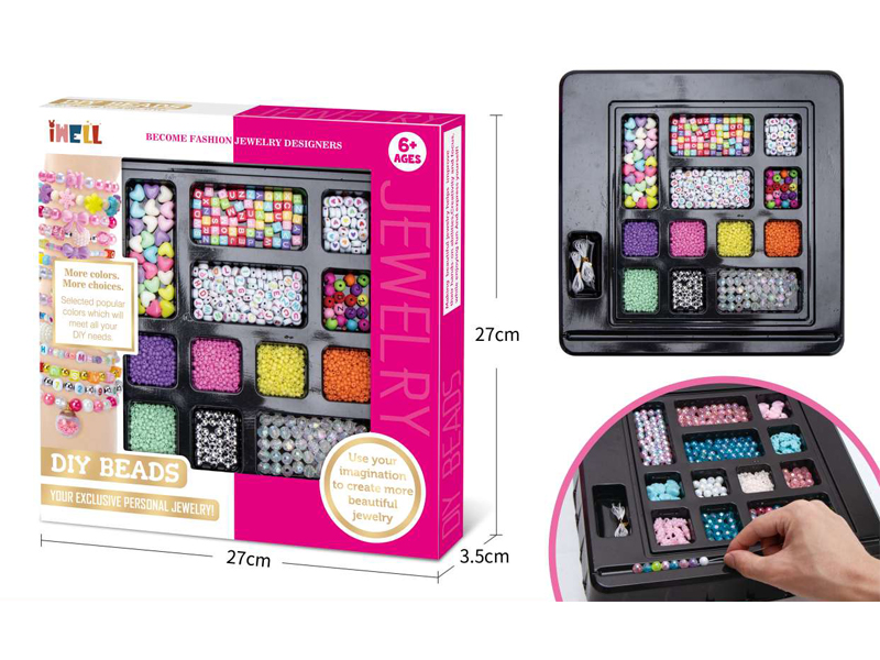 DIY Square Creative Bead Decoration