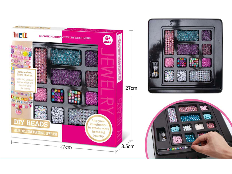 DIY Square Creative Bead Decoration