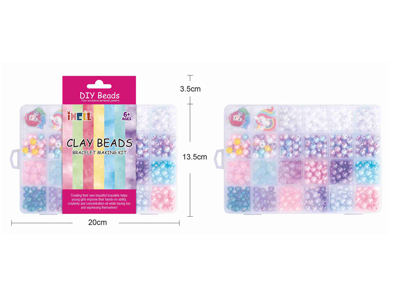 DIY Creative Bead Decoration -24 Grids