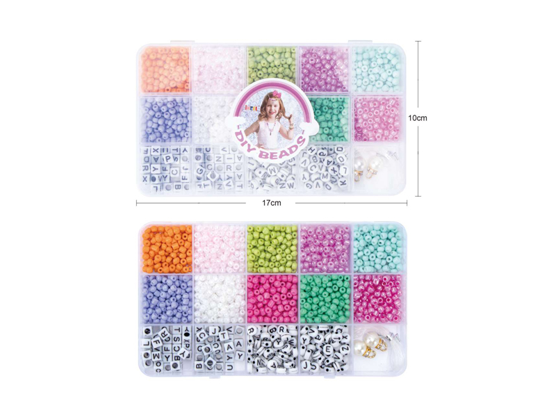 DIY Creative Bead Decoration -15 Grids