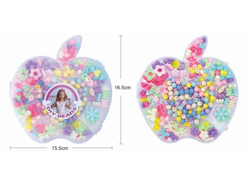 DIY Creative Bead Decoration - Apple Box