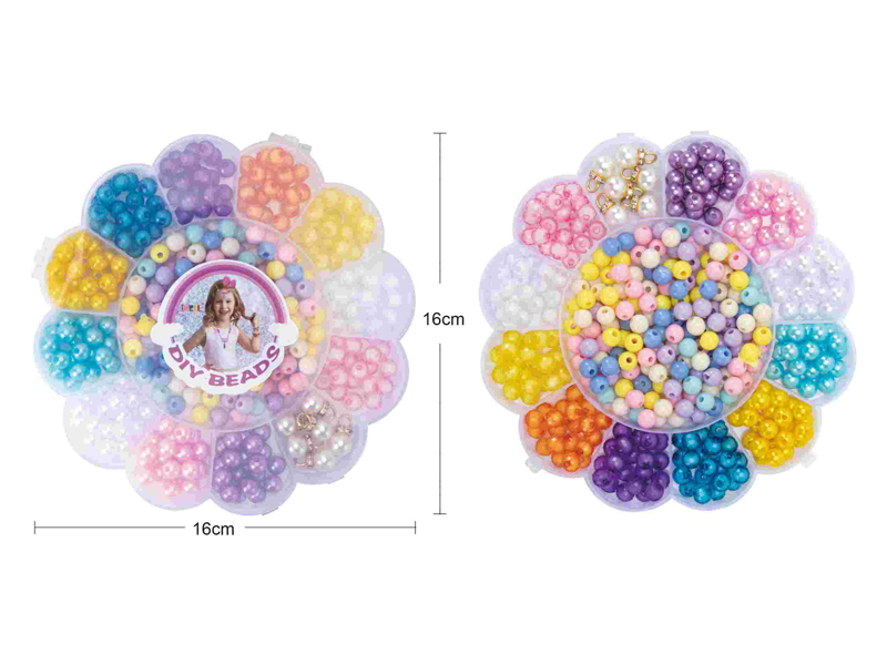 DIY Flower Shaped Creative Bead Decoration