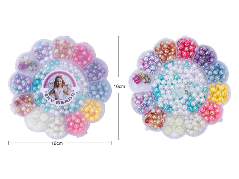 DIY Flower Shaped Creative Bead Decoration