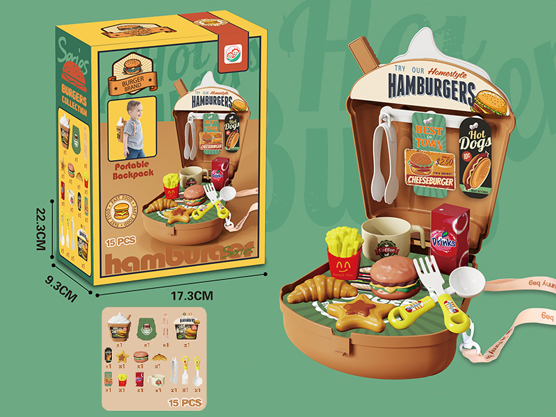 Ice Cream Backpack Hamburger Series