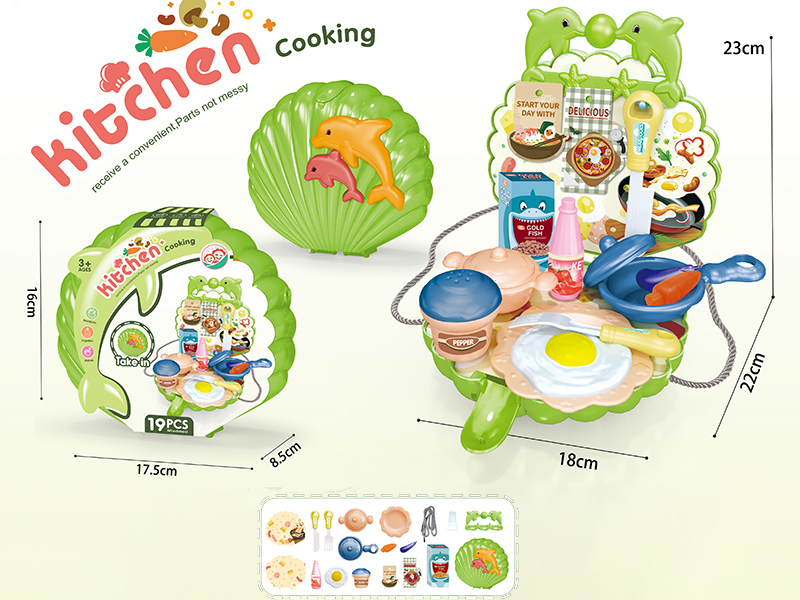 Shell Shoulder Bag Kitchen Cooking Play House Series