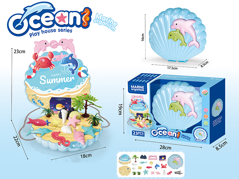 Shell Shoulder Bag Marine Organism Play House Series