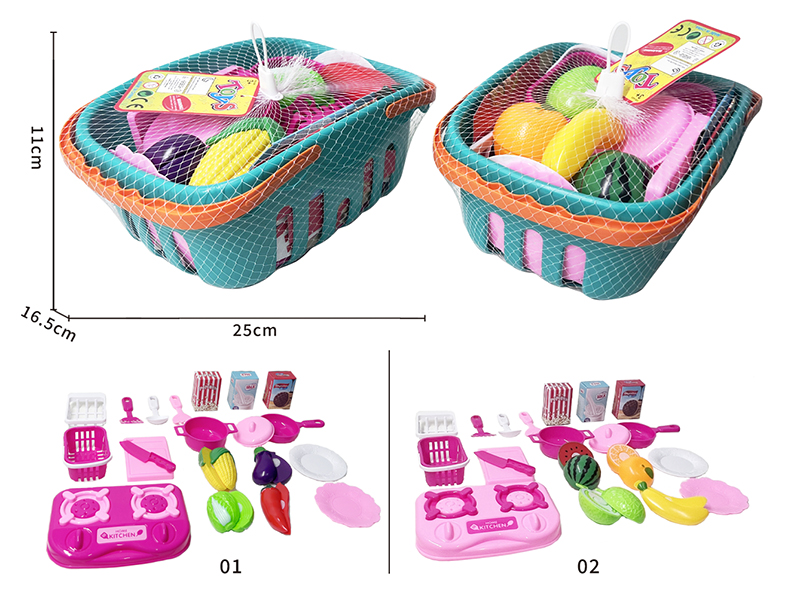 Tableware + Cutting Fruits And Vegetable Set