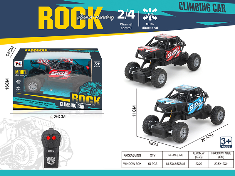 2-Channel Remote Control Climbing Car