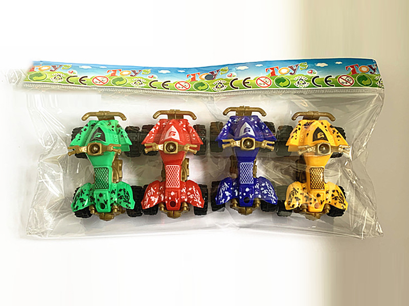 Pull Back Simulated Beach Motorcycle(4PCS)