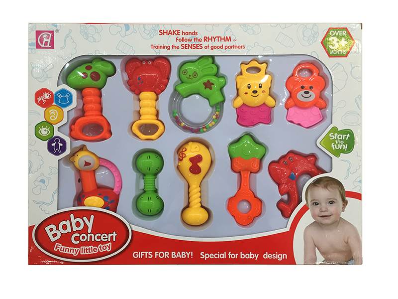 Baby Rattles 8pcs