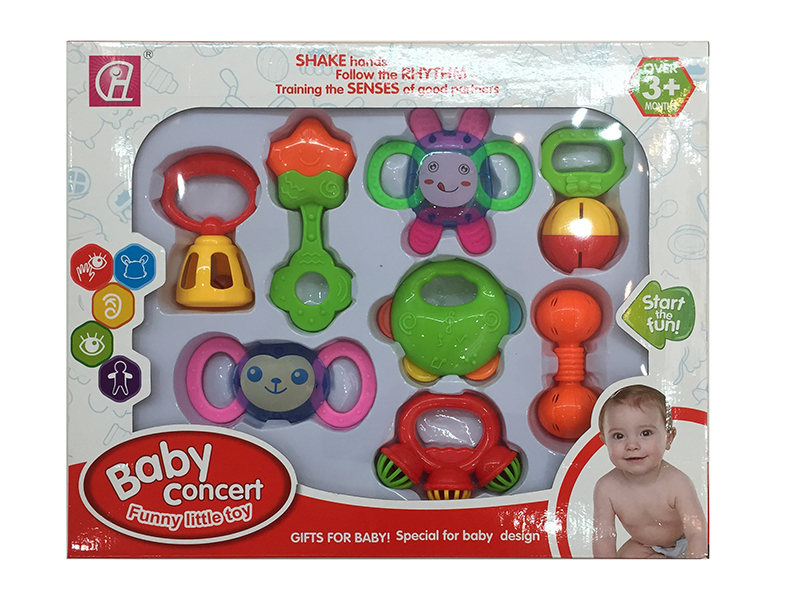 Baby Rattles 8pcs
