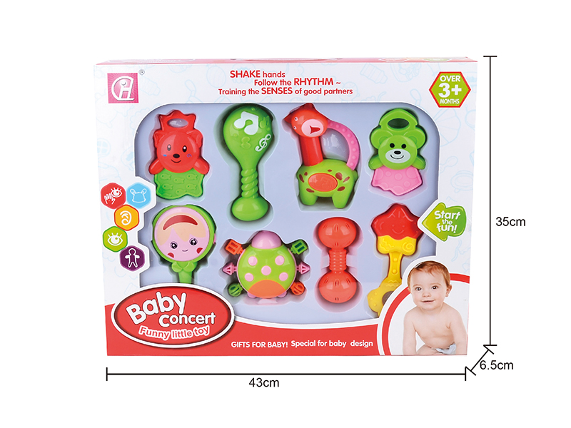 Baby Rattles 8pcs