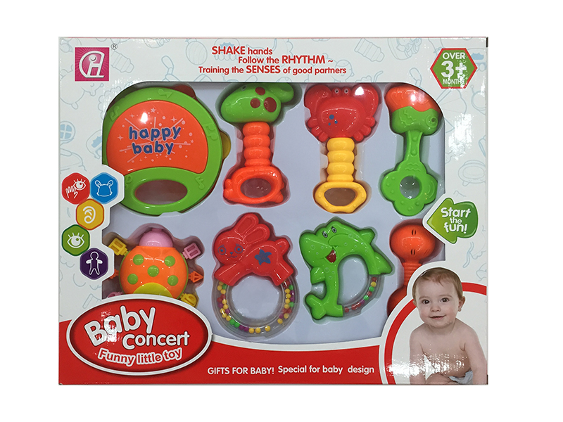 Baby Rattles 8pcs