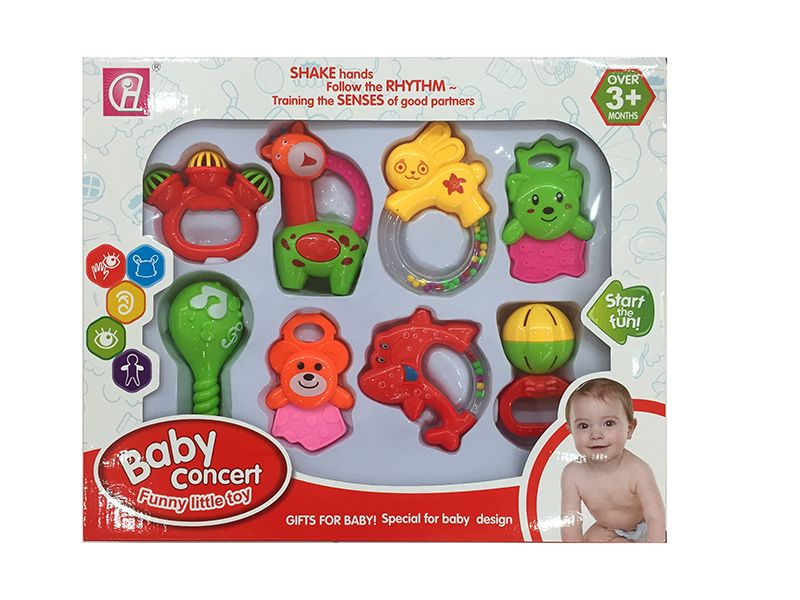 Baby Rattles 8pcs